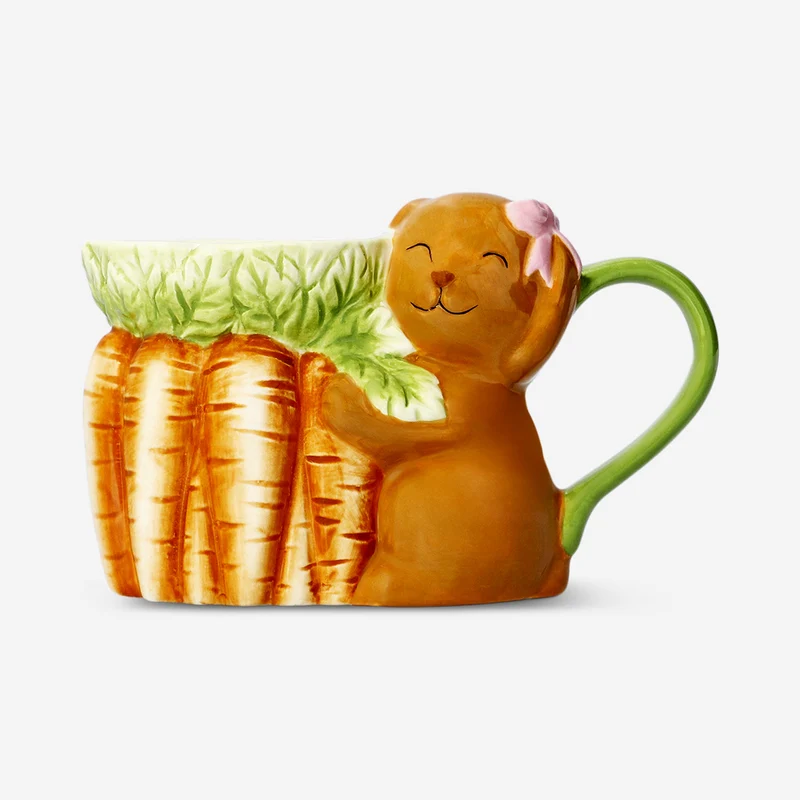 Bunny with carrots mug - 255 ml