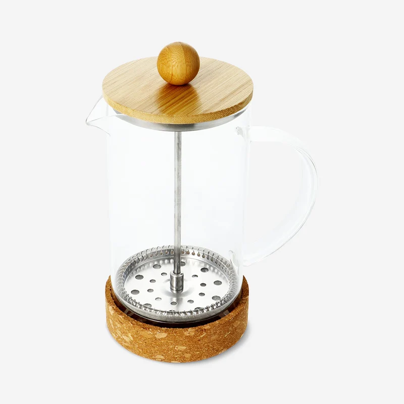 Bamboo press pot for coffee and tea - 500 ml