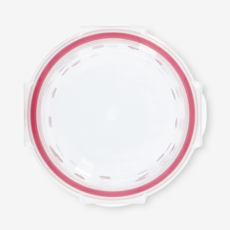 Round food container with berry print - 14 cm