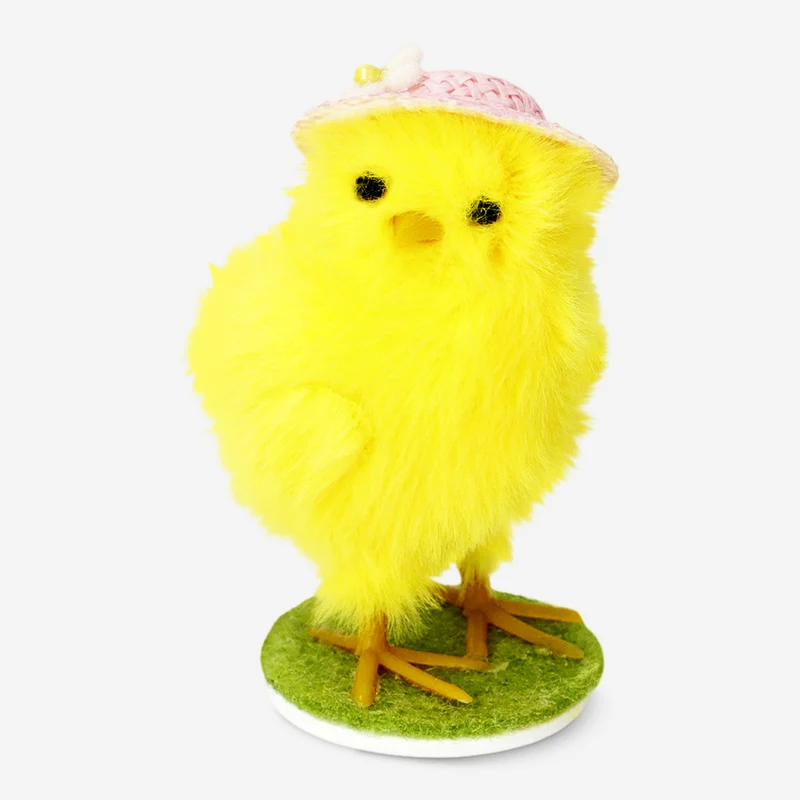 Decorative chick with hat