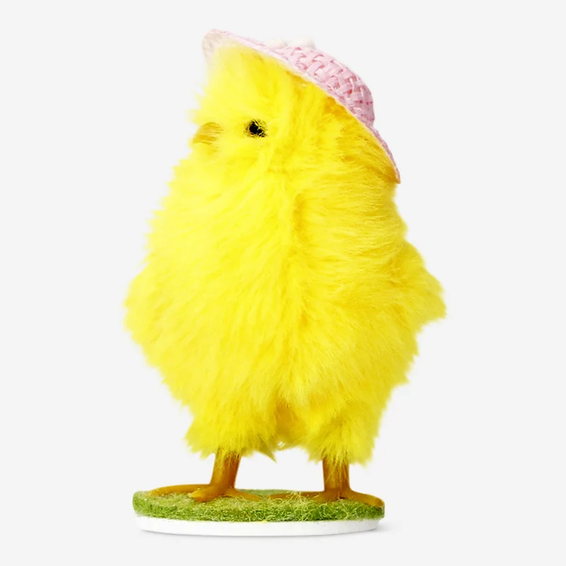 Decorative chick with hat