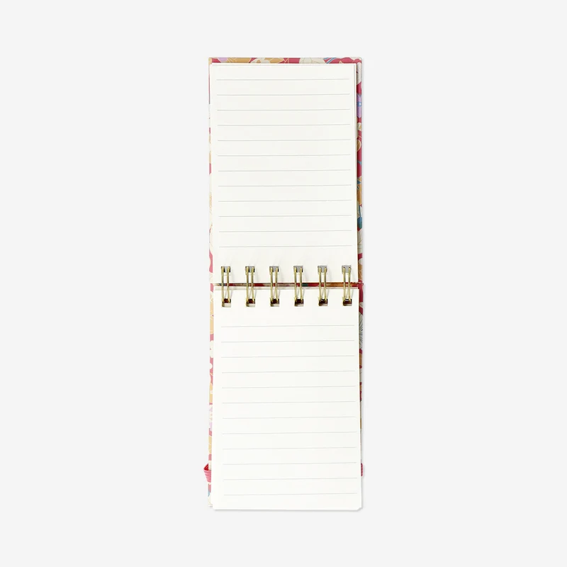 Floral spiral notebook