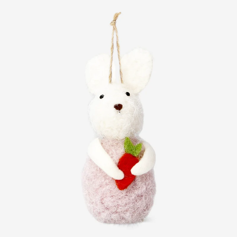 Hanging ornament - White bunny