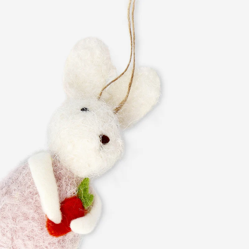 Hanging ornament - White bunny