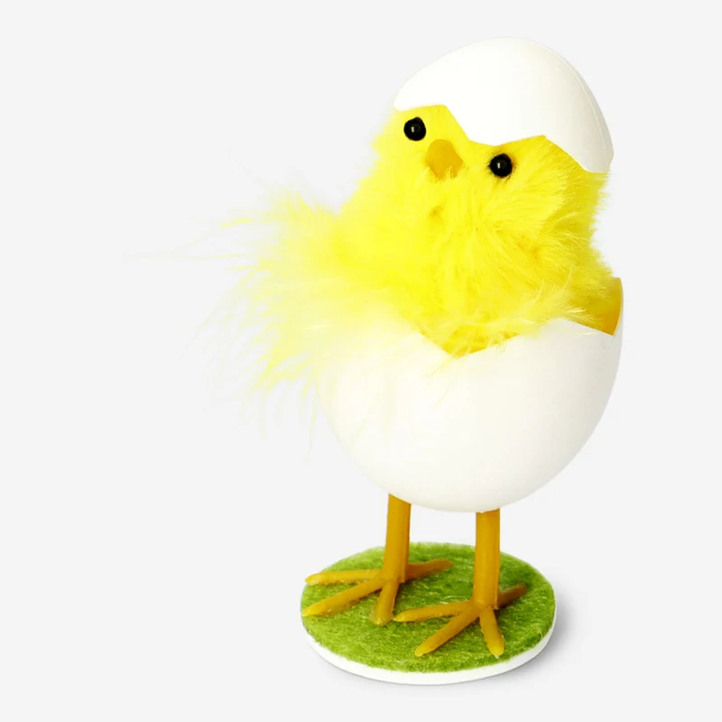 Decorative chick in eggshell