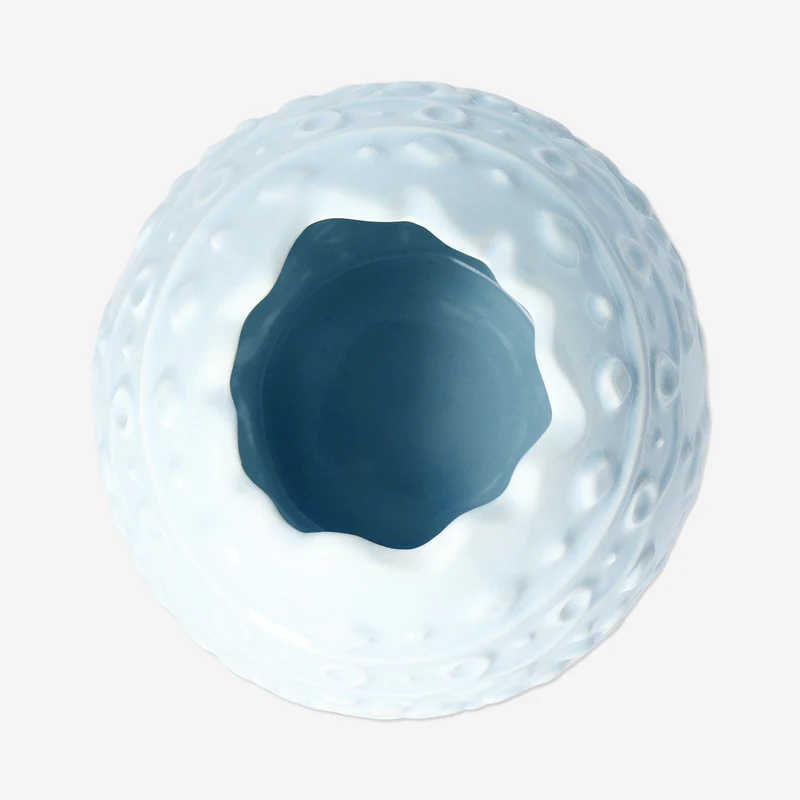 Blue Easter egg vase - 14 cm