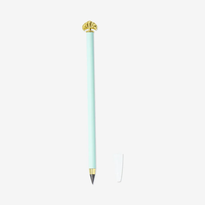 Turquoise everlasting pencil with gold clam
