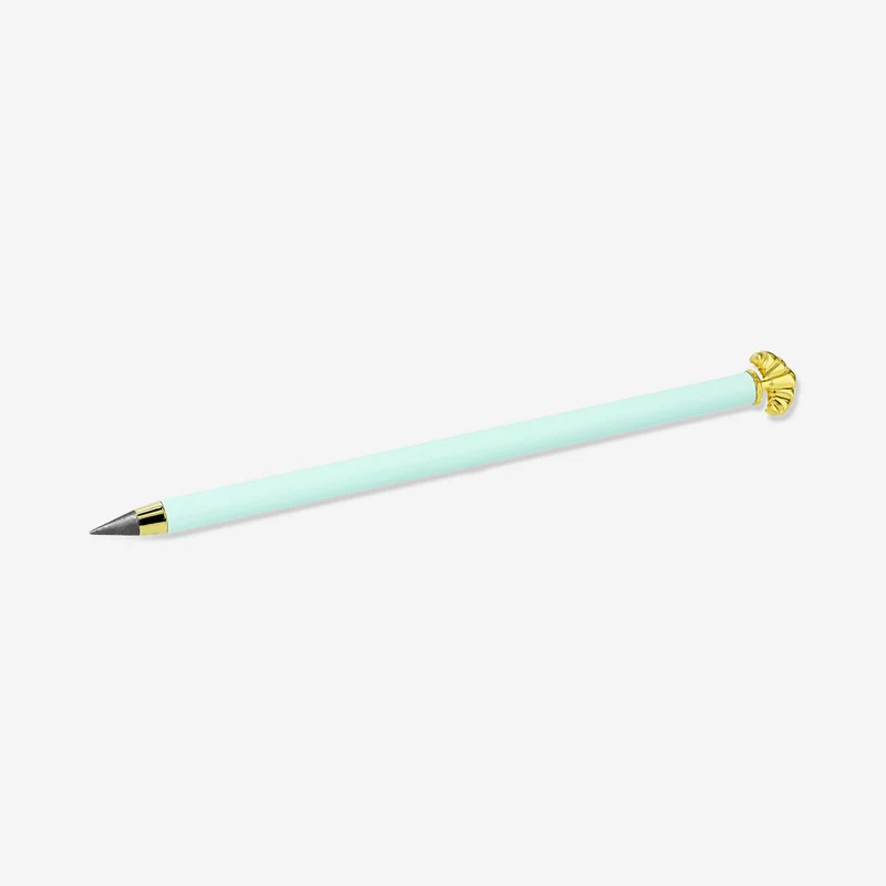 Turquoise everlasting pencil with gold clam