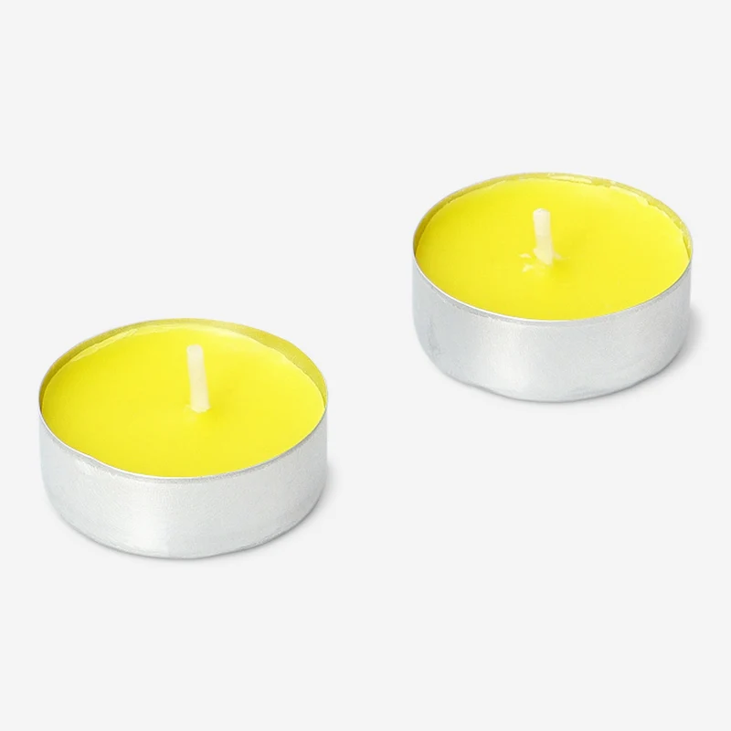 Scented tealights with citrus and green tea fragrance - 18 pcs