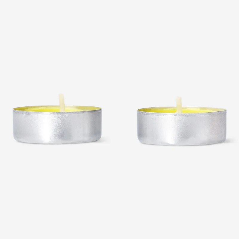 Scented tealights with citrus and green tea fragrance - 18 pcs