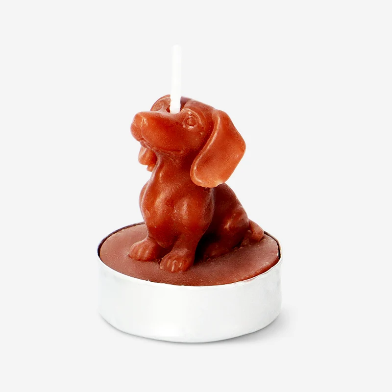 Sausage dog tealights - 4 pcs