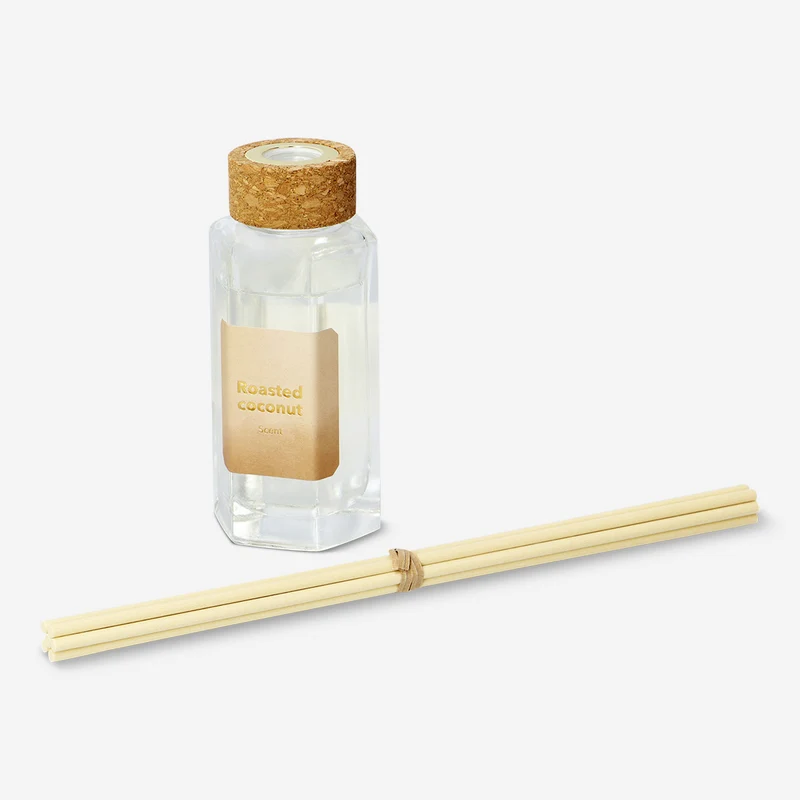 Reed diffuser with roasted coconut fragrance - 100 ml