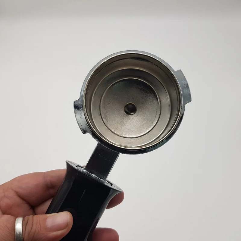 Assieme portafiltro braccetto Gaggia tipo pesante