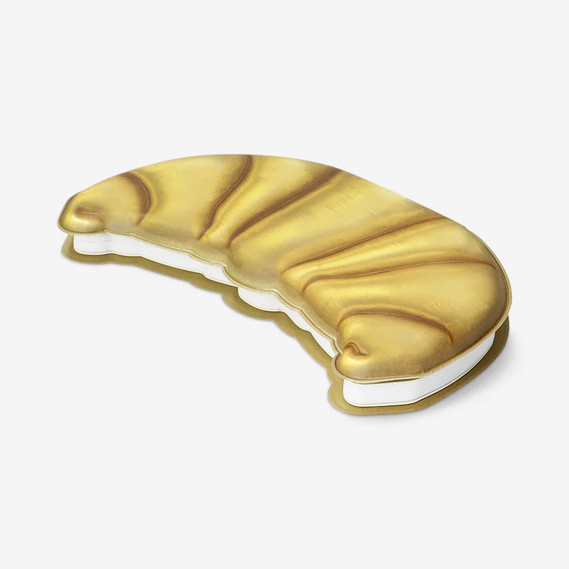Puffy croissant notebook