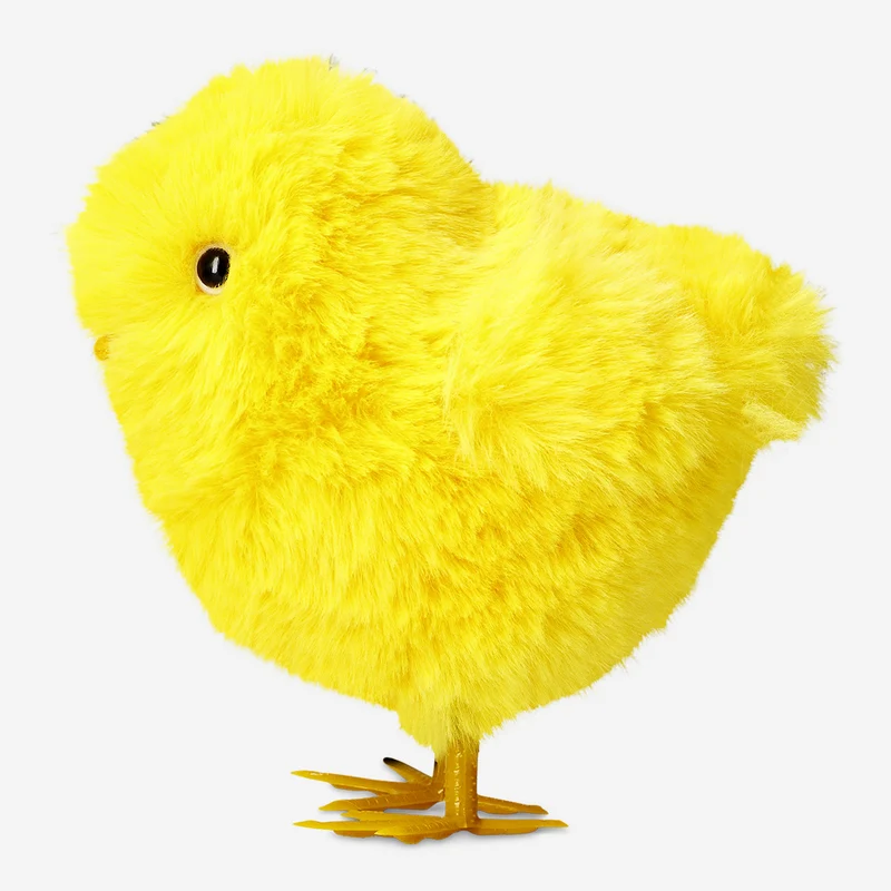 Decorative furry chick - 19 cm