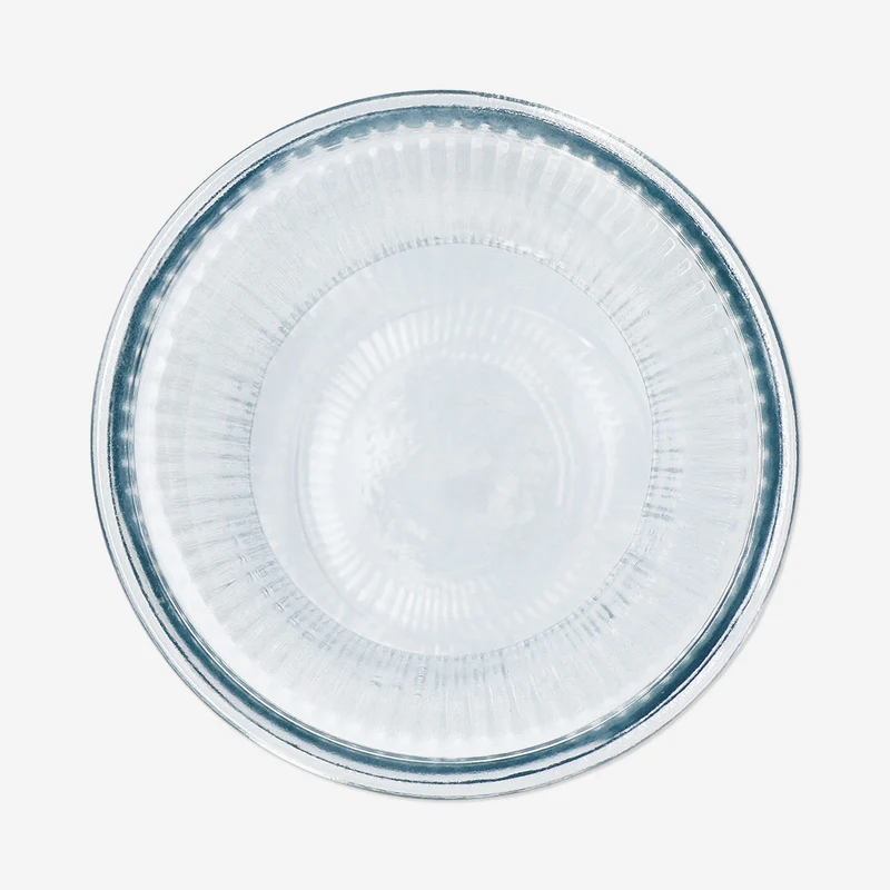 Clear glass vase - 19 cm