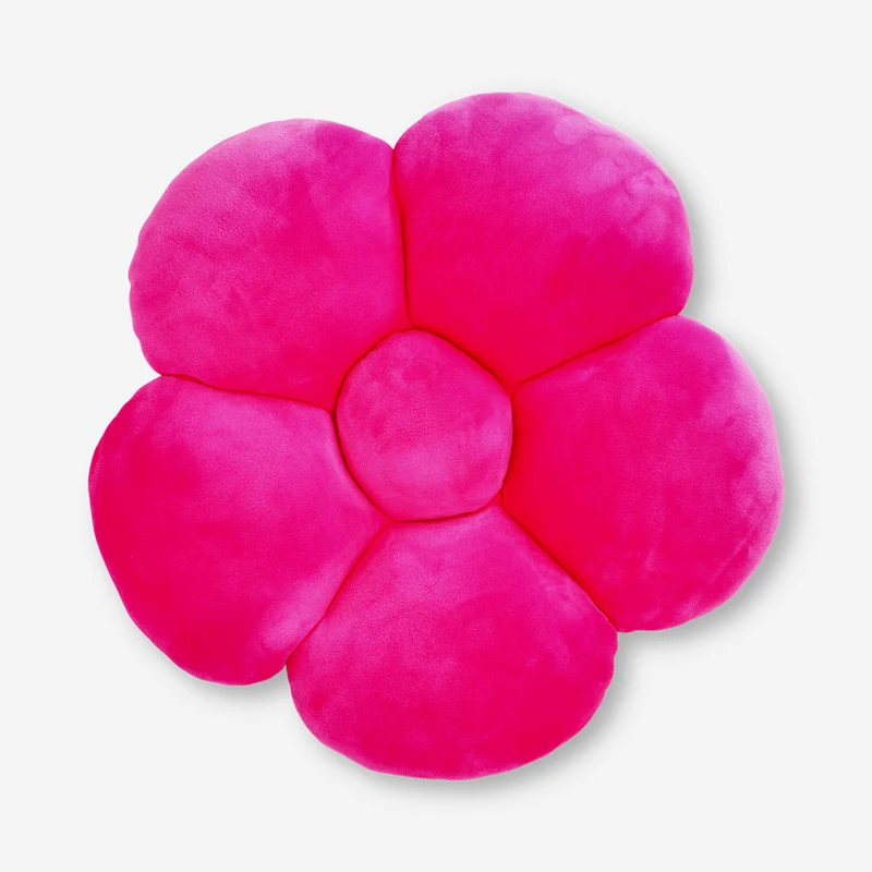 Pink flower cushion
