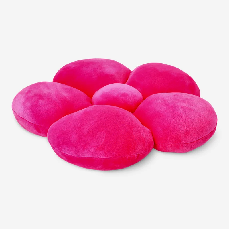 Pink flower cushion