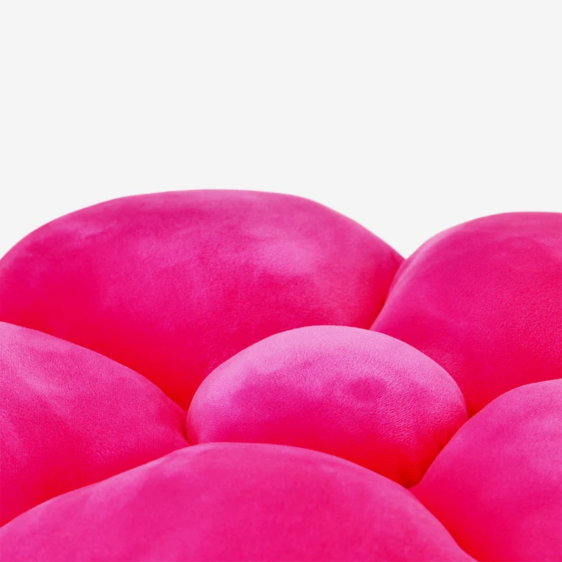 Pink flower cushion