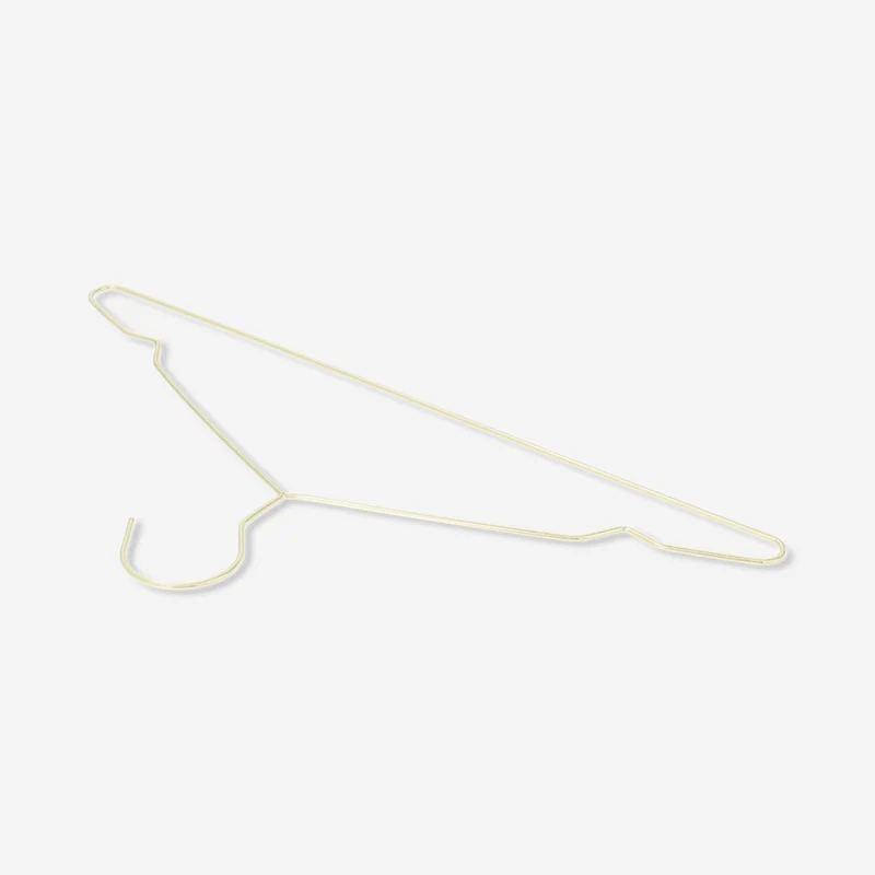 Gold metal hangers - 5 pcs