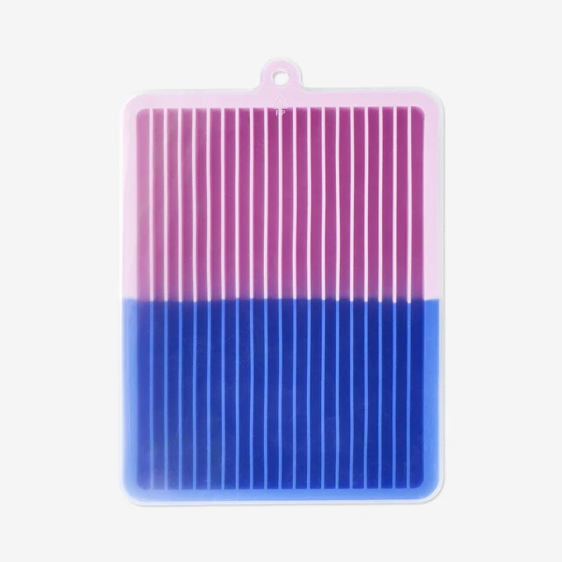 Pink and blue ice stick tray