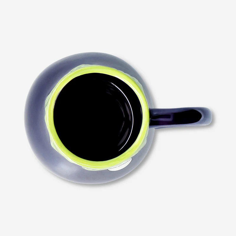 Purple aubergine mug - 390 ml