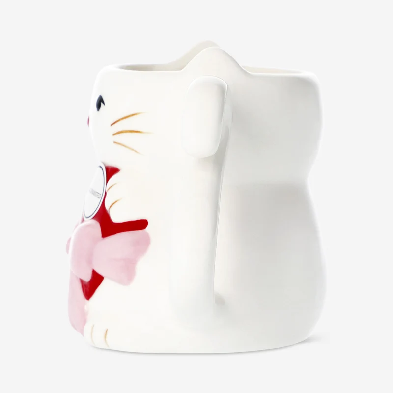 Cat holding a heart mug - 320 ml