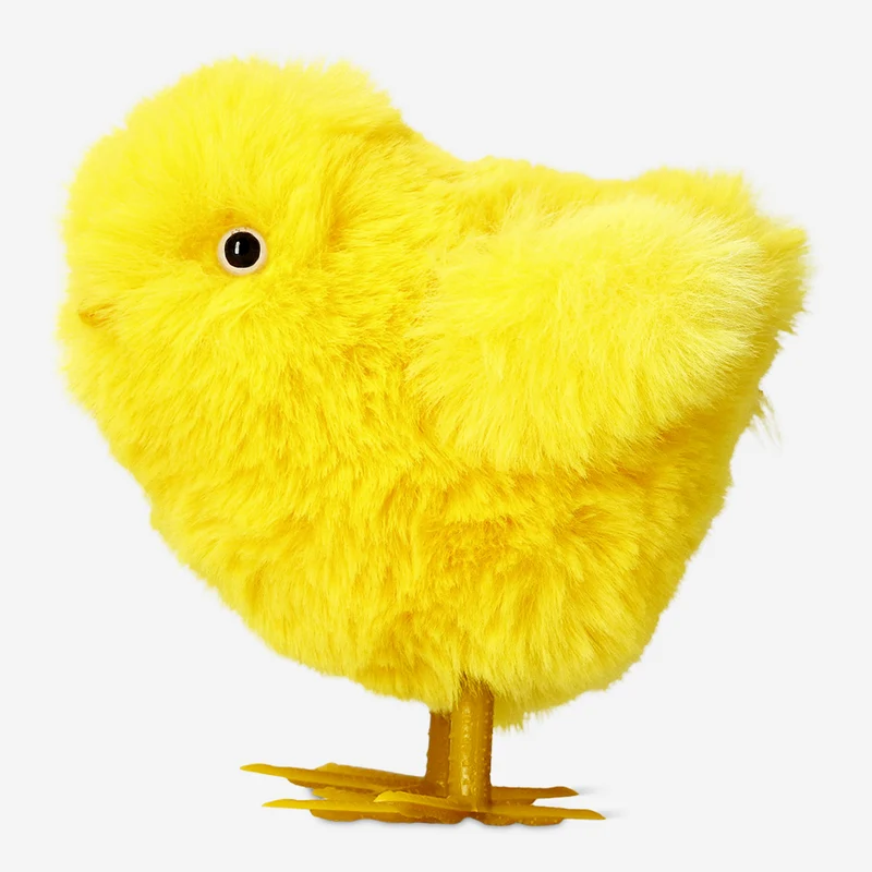 Decorative furry chick - 15 cm