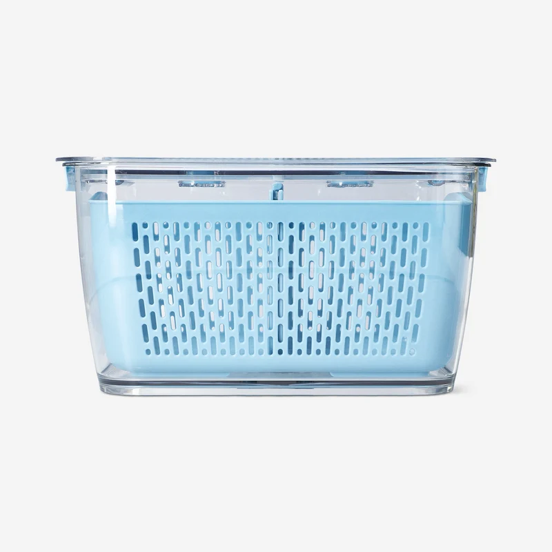 Blue food storage for fridge - 28 cm