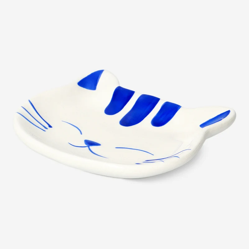 Cat soap dish - 12 cm