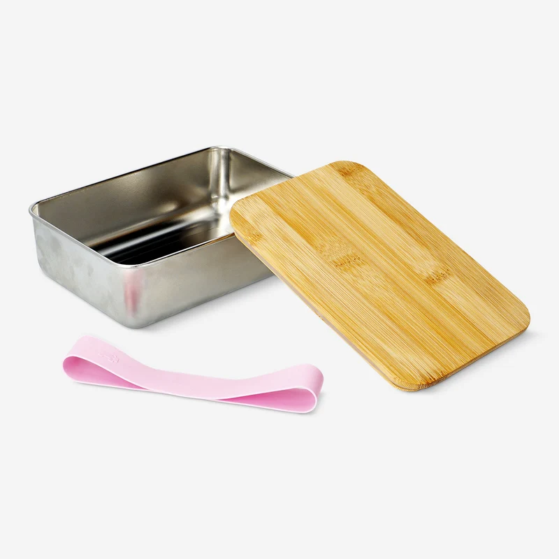 Designer Collection - Steel lunchbox with lid - 17 cm