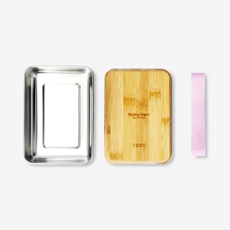 Designer Collection - Steel lunchbox with lid - 17 cm