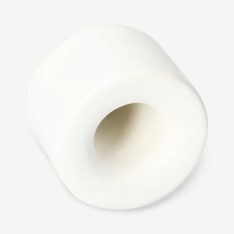 White toothbrush holder - 4 cm