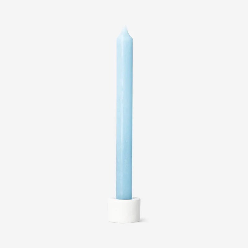 White toothbrush holder - 4 cm