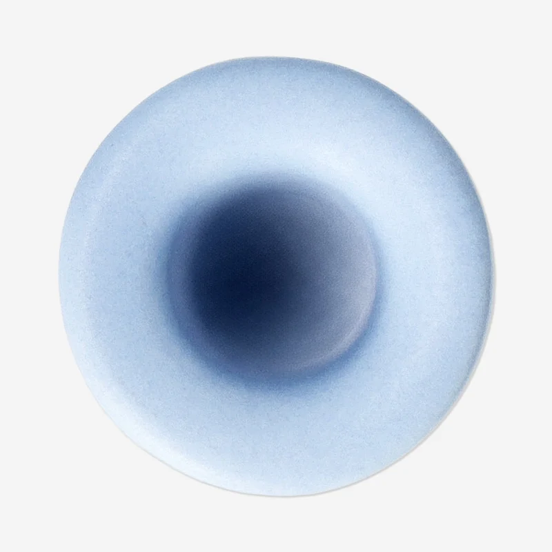 Blue toothbrush holder - 4 cm