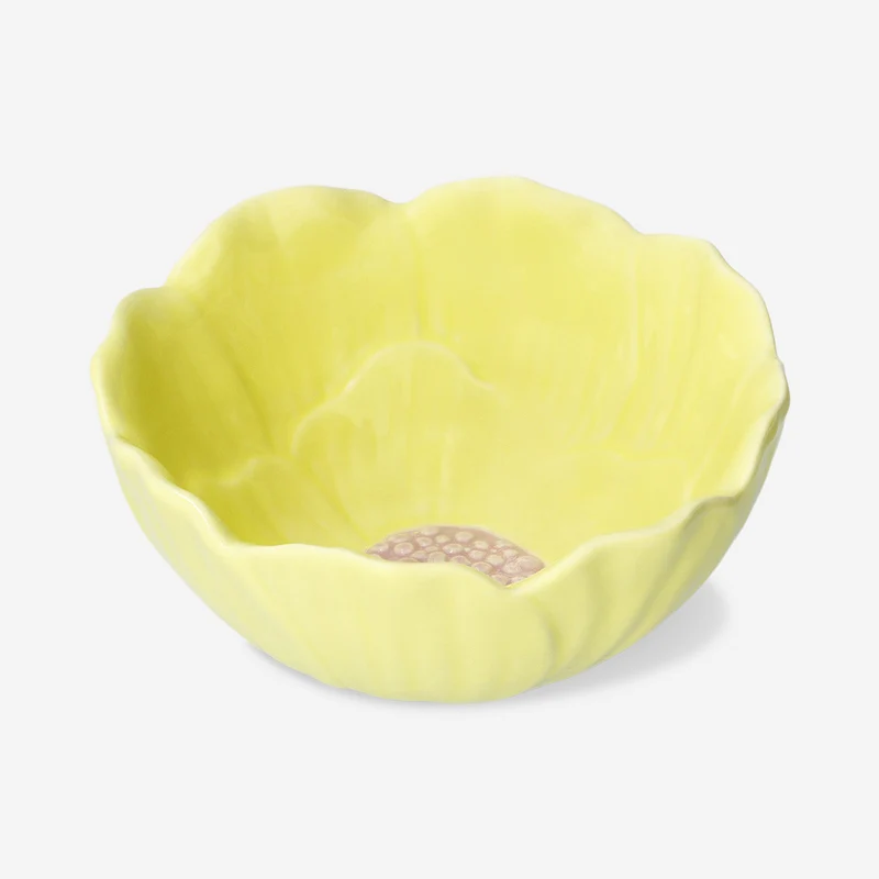 Yellow flower bowl - 11 cm