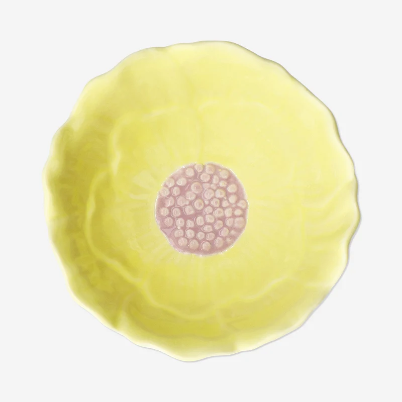 Yellow flower bowl - 11 cm