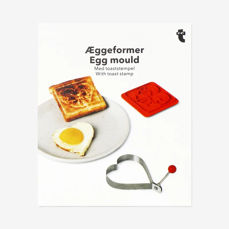 Egg mold with toast stamp