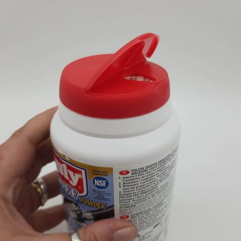 Barattolo 570g "pulycaff" plus polvere in cristalli per pulizia gruppo caffè Lelit