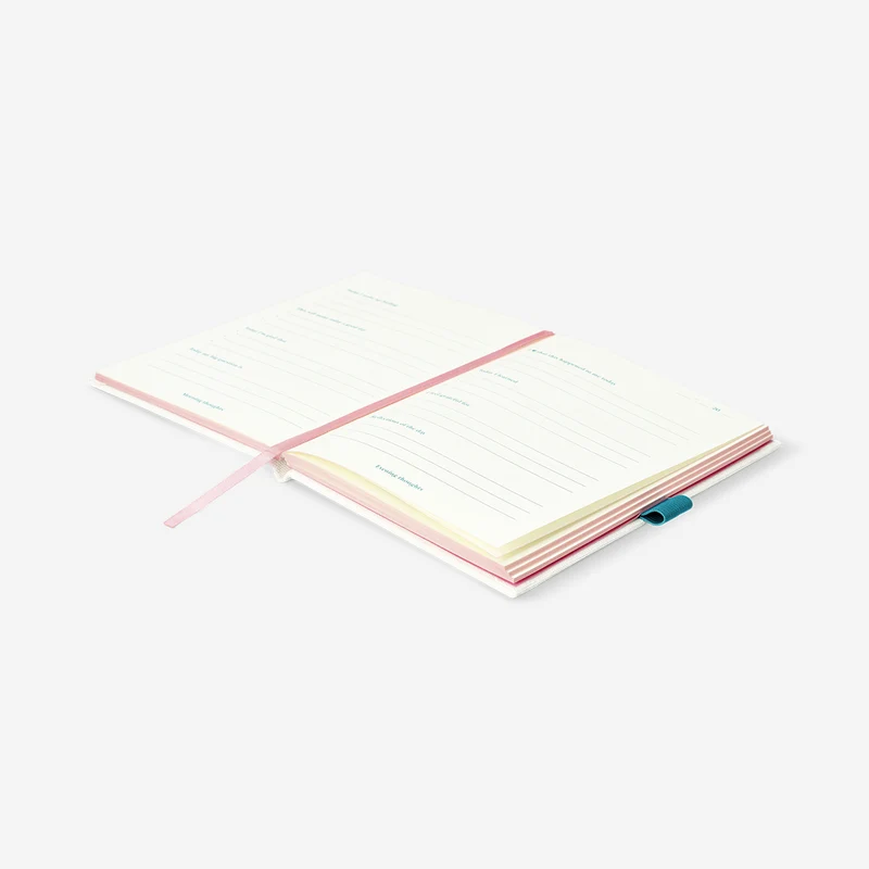 White five minute journal
