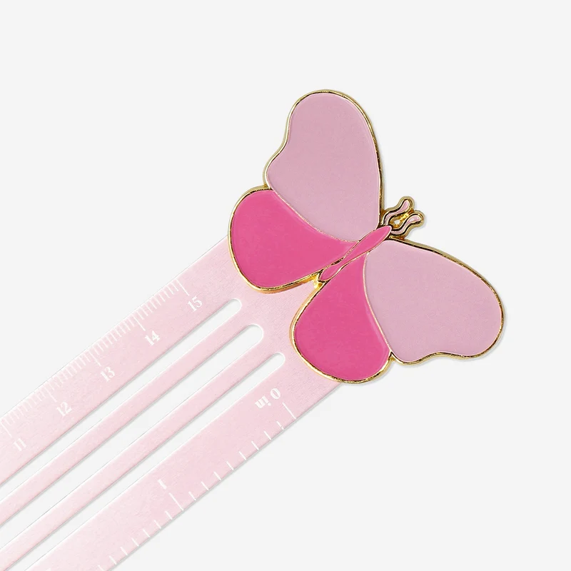 Butterfly metal ruler