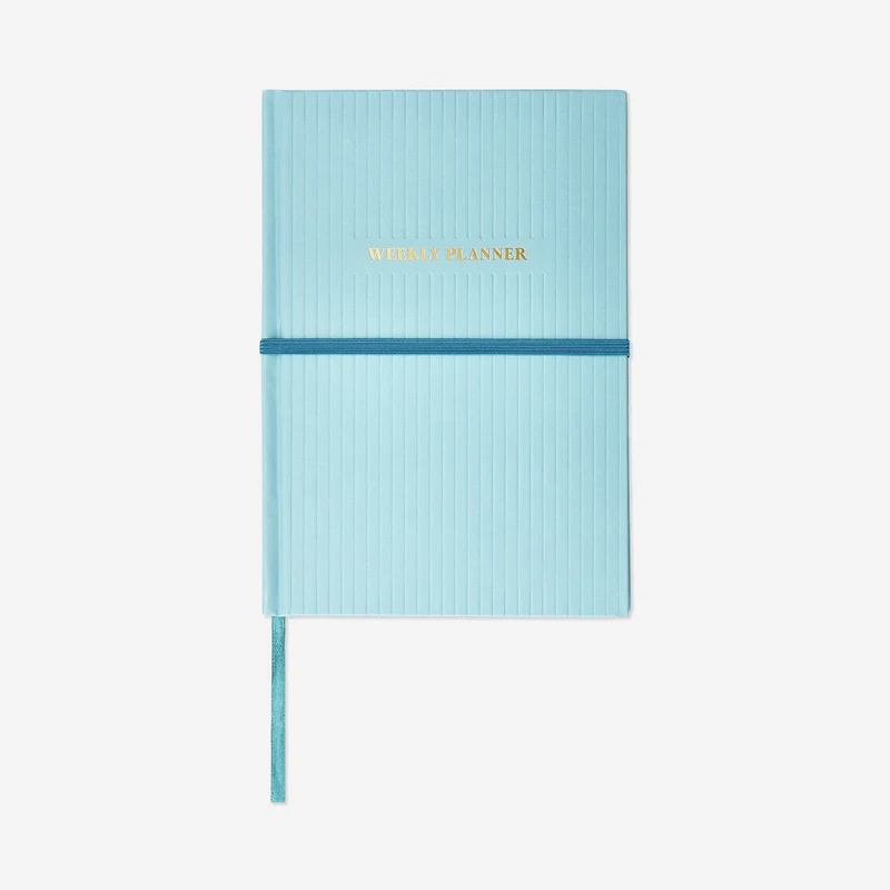 Blue weekly planner - English