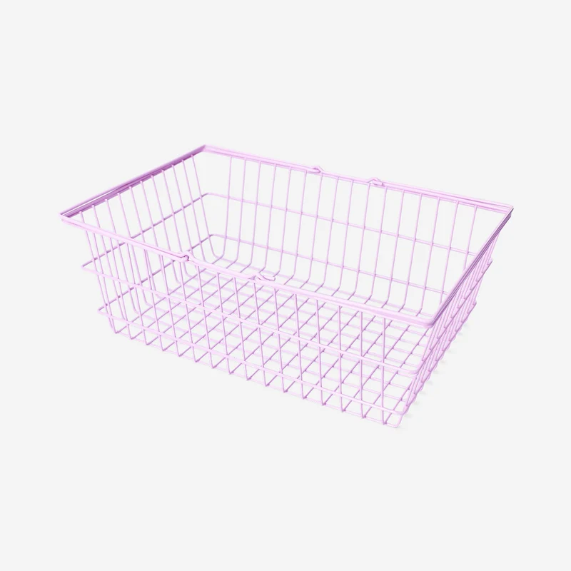 Pink wire basket