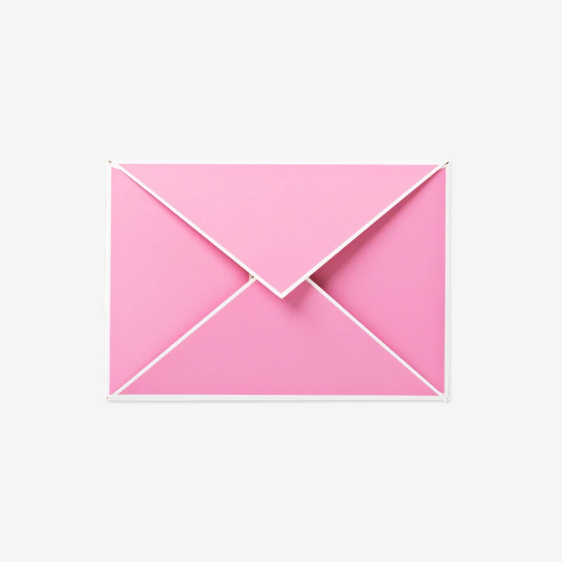 Foldable pink gift boxes - 4 pcs