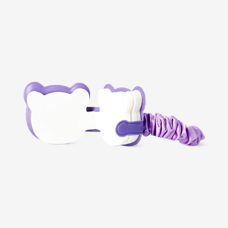 Notepad with hair elastic