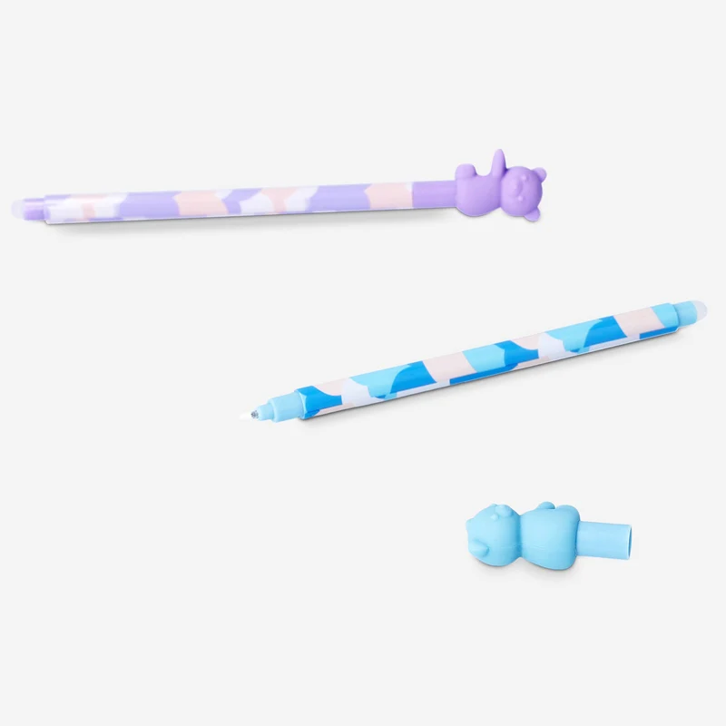 Erasable pens with hugging bears - 2 pcs