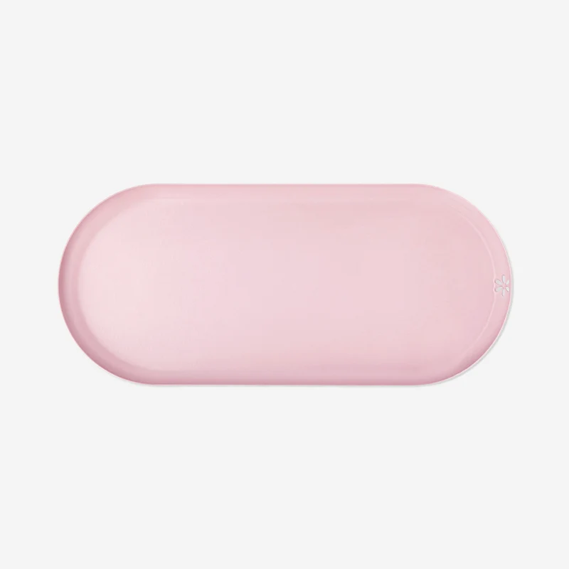 Pink metal desk tray