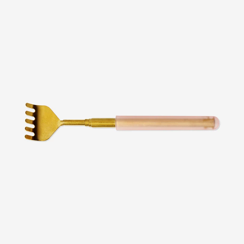 Gold telescopic back scratcher