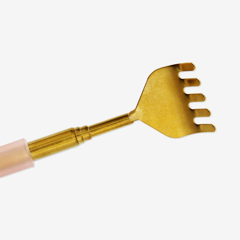 Gold telescopic back scratcher