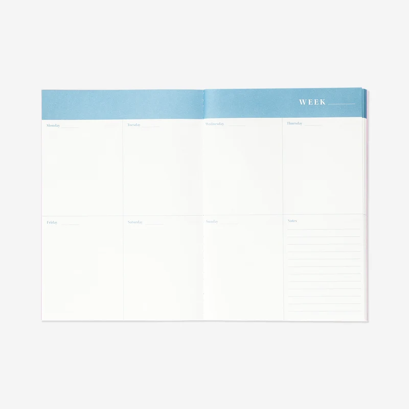 B5 weekly planner - English